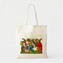 Conejito de pascua del vintage bolsa