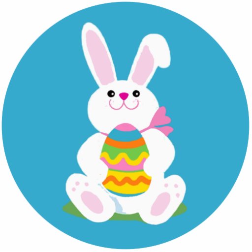 Conejito de pascua escultura fotografica