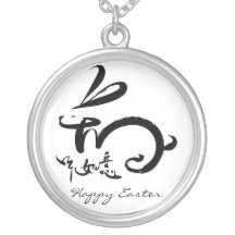 Conejito de pascua feliz joyeria