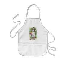 Conejito de pascua floral delantales