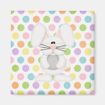 Conejito de pascua imanes de nevera