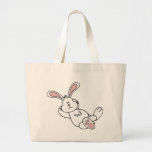 Conejito de pascua lindo que se enfría hacia fuera bolsas