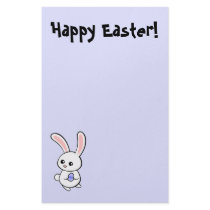 Conejito de pascua minúsculo papeleria personalizada