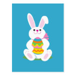 Conejito de pascua postal