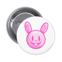 Conejito de pascua rosado pin