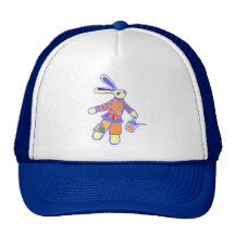 Conejito del jardín gorro de camionero