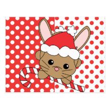 Conejito del navidad postales