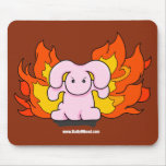 Conejito enojado Mousepad