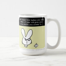 Conejito" "Mahoney Joe " de MJ1516 "Badass Tazas De Café