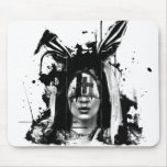 Conejito oscuro Mousepad Alfombrilla De Ratón