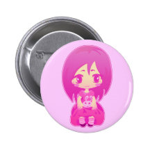 Conejito rosado pin