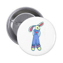 Conejito tímido pins