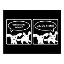 ¿Conejitos empedrados - Schlaefst Du schon? ¿Ja, u Tarjetas Postales