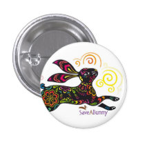Conejo artístico pins