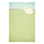 Conejo blanco caprichoso papeleria personalizada