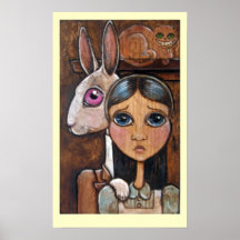 Conejo blanco posters