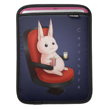 Conejo de conejito del cine de Kawaii Funda Para iPads