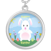 Conejo de conejito feliz de pascua joyerias