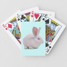 Conejo de conejito lindo de Kawaii Baraja De Cartas