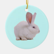 Conejo de conejito lindo de Kawaii Adorno De Navidad