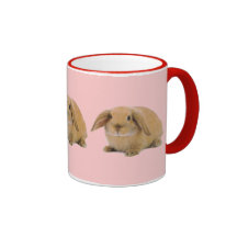 Conejo de conejito lindo de Kawaii Tazas