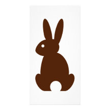 Conejo de conejito pascua tarjetas personales con fotos