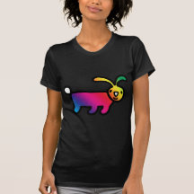 Conejo del arco iris camiseta