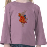 Conejo en Alicia en camiseta del ~ del país de las