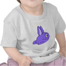 Conejo púrpura camisetas