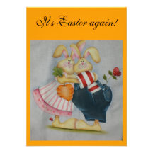 Conejos de Pascua Anuncios Personalizados