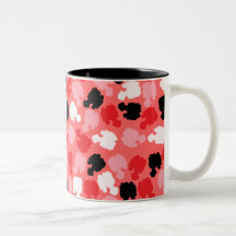 Confeti del camafeo taza