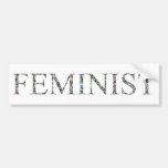 Confeti Feminist.jpg Etiqueta De Parachoque