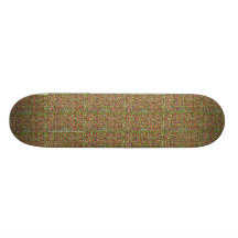 Confeti multicolor tabla de patinar