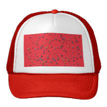 Confeti tridimensional colorido gorro