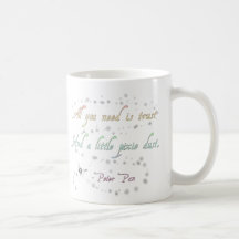 Confianza y taza del polvo del duendecillo