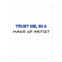 Confíe en que yo es artista de maquillaje postales
