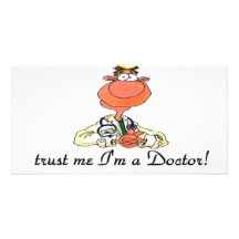 confíe en que yo es doctor tarjetas personales