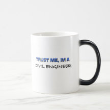 Confíe en que yo es ingeniero civil taza de café