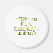 Confíe en que yo es ingeniero industrial imán para frigorífico