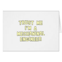 Confíe en que yo es ingeniero industrial tarjeta
