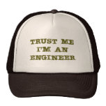 Confíe en que yo es ingeniero (marrón) gorros bordados