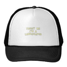 Confíe en que yo es paisajista gorros bordados