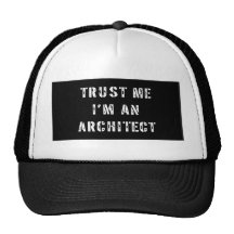 Confíe en que yo es un gorra del arquitecto