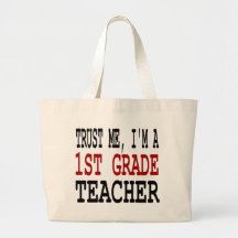 Confíeme en, yo son un profesor del primer grado bolsa