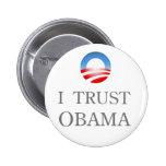 Confío en el botón de Obama Pin