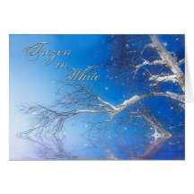Congelado en el blanco - NoteCard Tarjetón