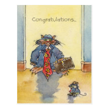 Congrats… al queso grande tarjeta postal