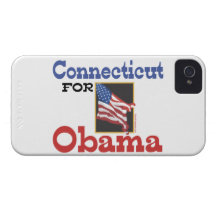 Connecticut para Obama Case-Mate iPhone 4 Fundas