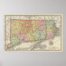 Connecticut y Rhode Island Poster