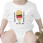 Cono de helado - el camisetas más fresco del trío